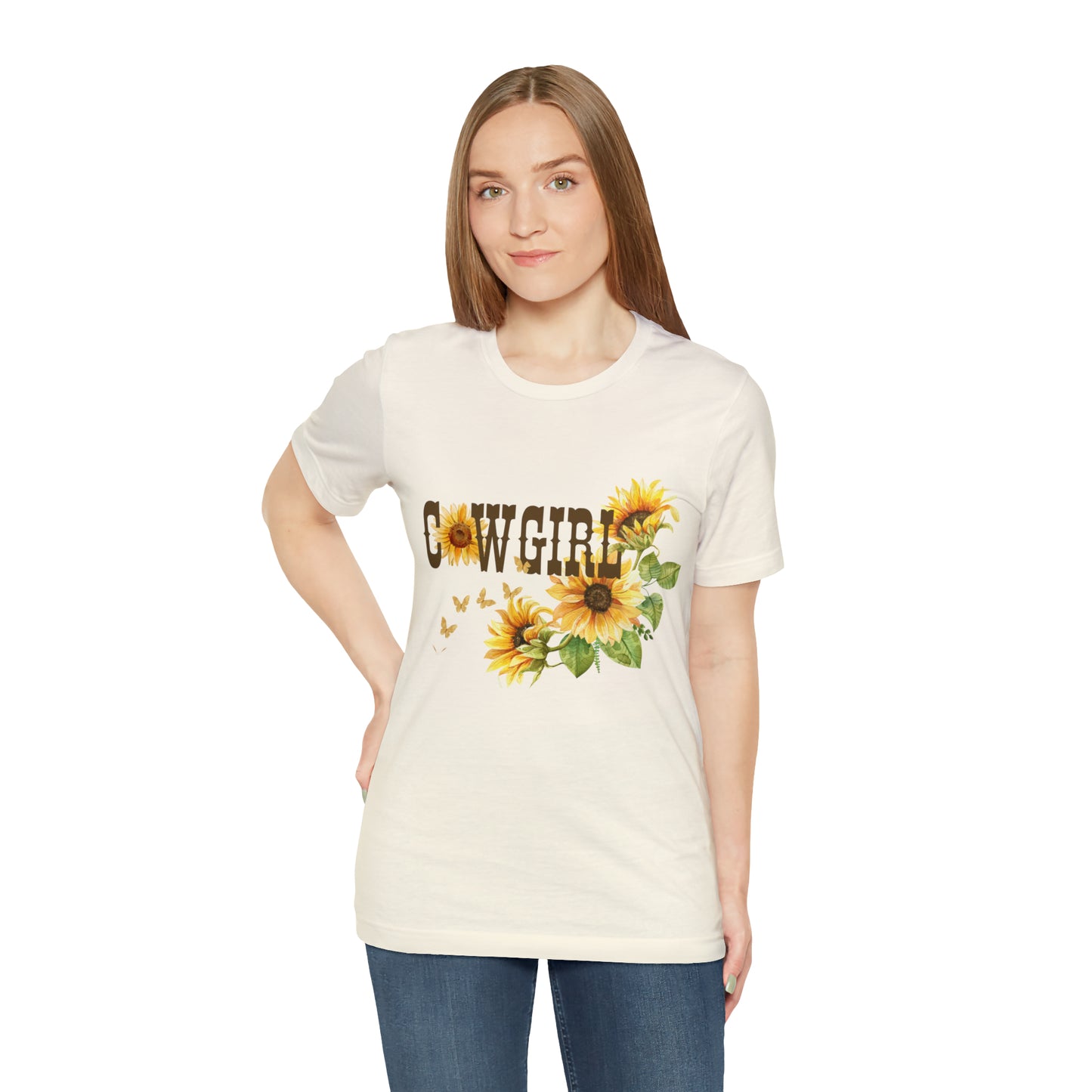 Cowgirl (sunflowers and butterflys)