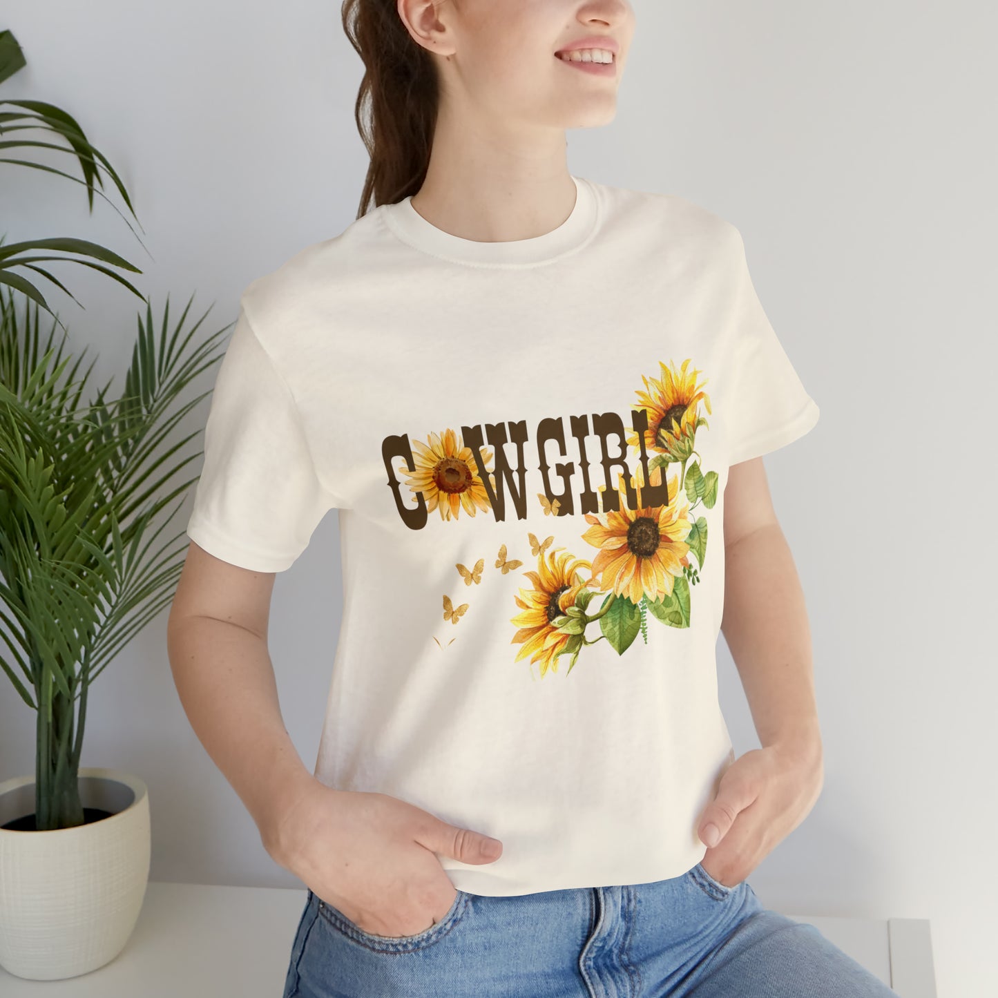 Cowgirl (sunflowers and butterflys)