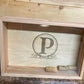 Custom Monogram Cork Shadow Box