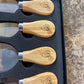 4 Custom Cheese Knives Set