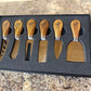 6 Custom Cheese Knives Set