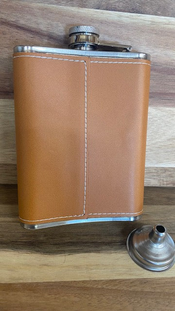 Holy Water Leather Flask