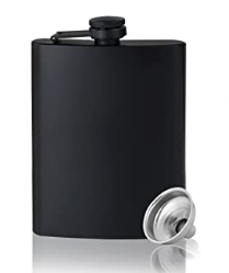 Custom Black Flask