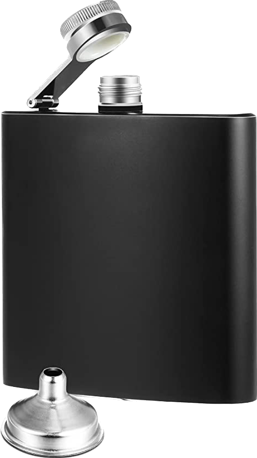 Custom Black Flask