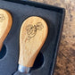 4 Custom Cheese Knives Set