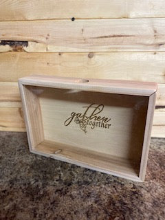 Gather Together Cork Shadow Box