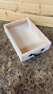 Farmhouse crates with metal handles