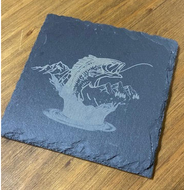 Wildlife Slate Square Coaster Set of 4