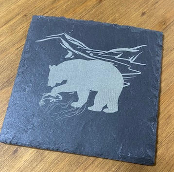 Wildlife Slate Square Coaster Set of 4